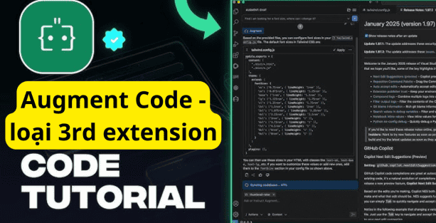 Augment Code – loại 3rd extension