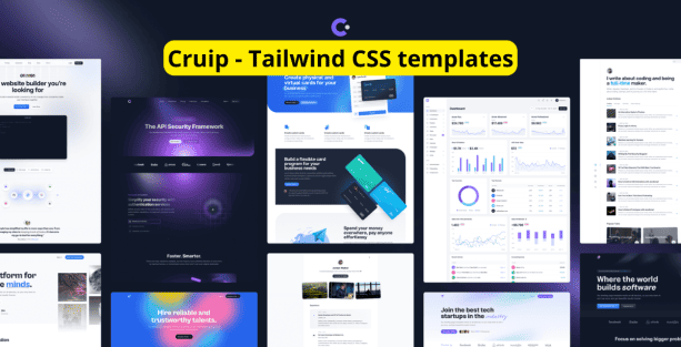 Cruip – Tailwind CSS templates